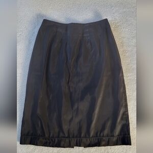 American Maid Vintage Black Half Slip with Side Zipper Closure Women's S…